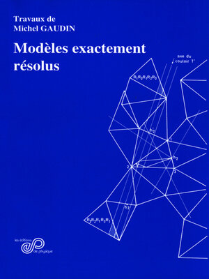 cover image of Modèles exactement résolus